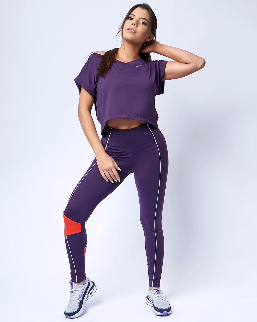 FITNESS-CALÇA LEGGING FUSEAU BLOCK