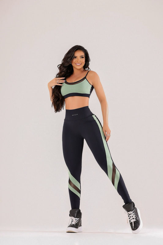 fitness-Conjunto insane verde