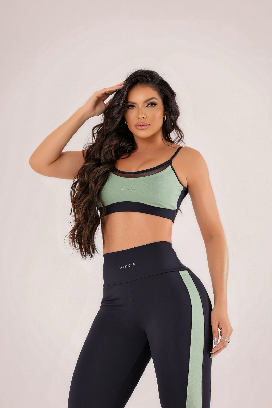 fitness-Conjunto insane verde